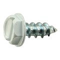 Midwest Fastener Sheet Metal Screw, #10 x 1/2 in, Painted Steel Hex Head Slotted Drive, 35 PK 37968